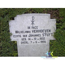 Grafstenen kerkhof Herwen Coll. HKR (177) W. Verhoeven